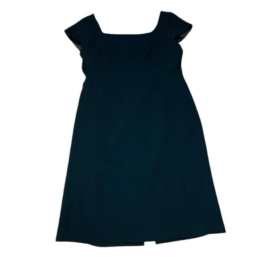 Vintage Evan-Picone Black Dress, cap sleeves, 6